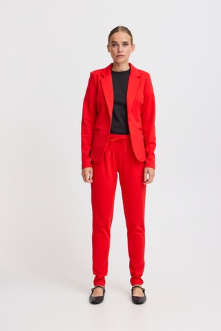 ICHI Tapered Hose 'IHKATE' in Rot