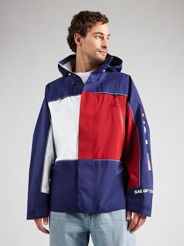 TOMMY HILFIGER Přechodná bunda – modrá: přední strana