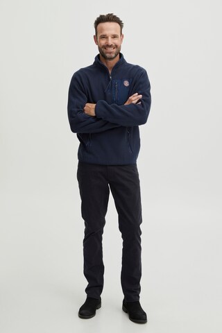 FQ1924 Fleece jas 'Lucas' in Blauw