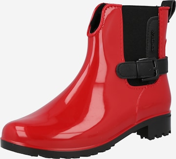 Bottes en caoutchouc TOM TAILOR en rouge : devant