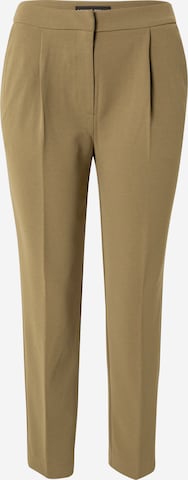 Dorothy Perkins Конический (Tapered) Плиссированные брюки в Зеленый: спереди