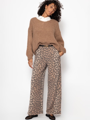 SASSYCLASSY Oversizepullover in Braun