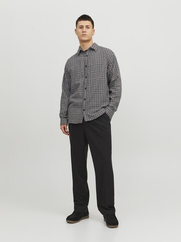 JACK & JONES Comfort Fit Hemd in Schwarz