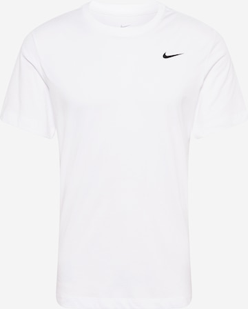 Coupe regular T-Shirt fonctionnel NIKE en blanc : devant