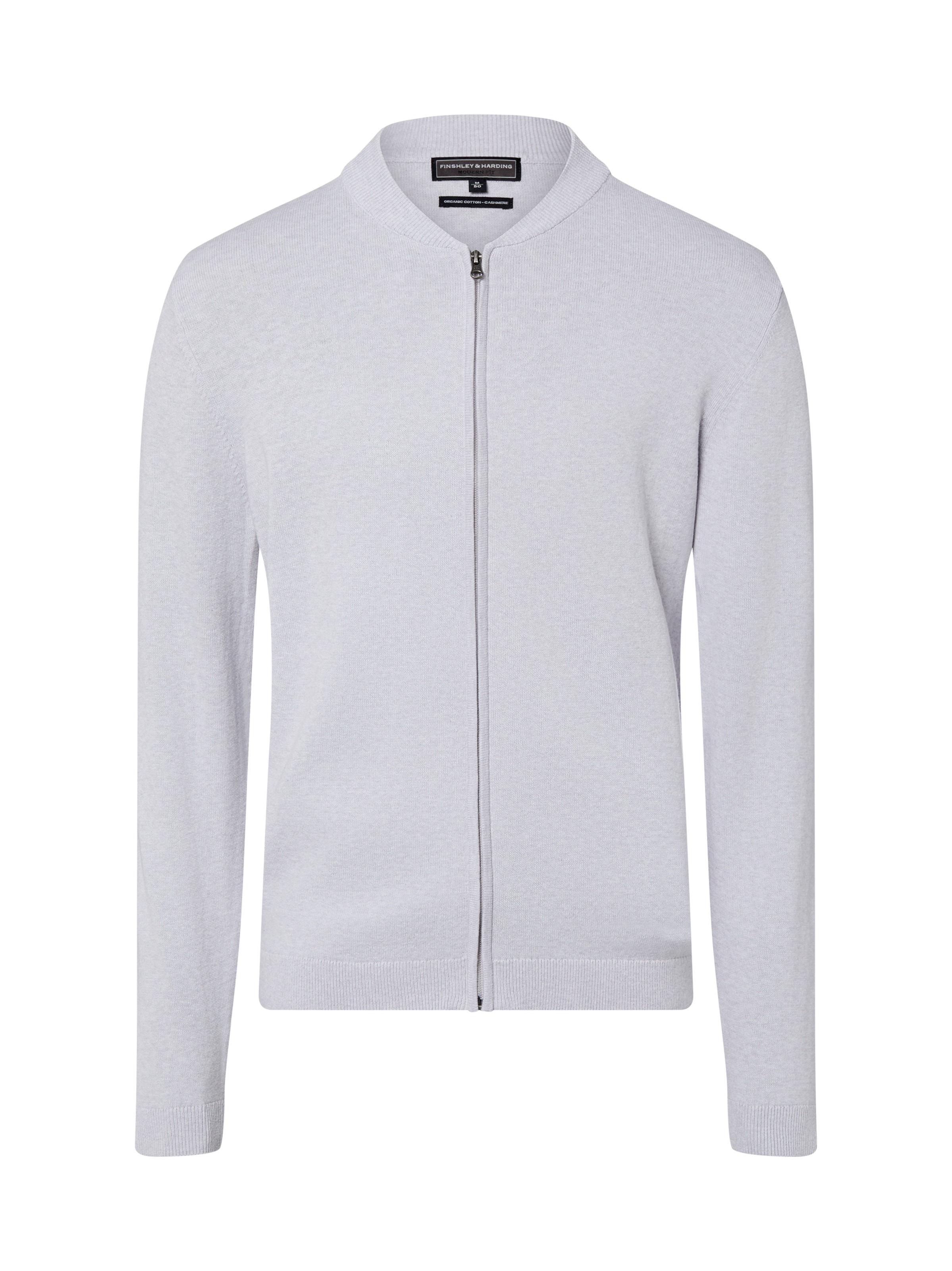 Finshley & Harding Knit cardigan in Grey: front