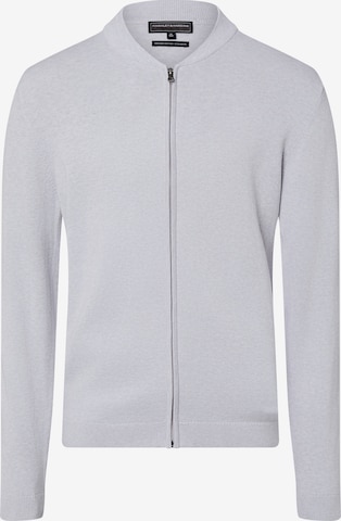 Vestes en maille Finshley & Harding en gris : devant