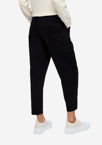 Effilé Pantalon s.Oliver en noir