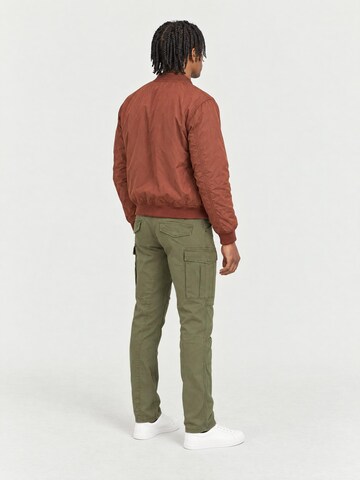 yazubi Regular Cargo Pants 'Jayden' in Green