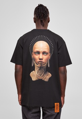 Forgotten Faces Shirt 'Apocalypto' in Black: front