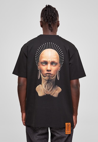 Tricou 'Apocalypto' de la Forgotten Faces pe negru: față