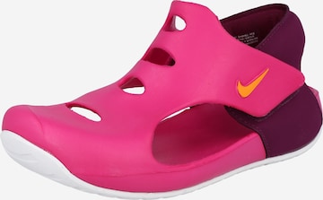 NIKE Beach & Pool Shoes 'Sunray Protect 3' in Pink: front