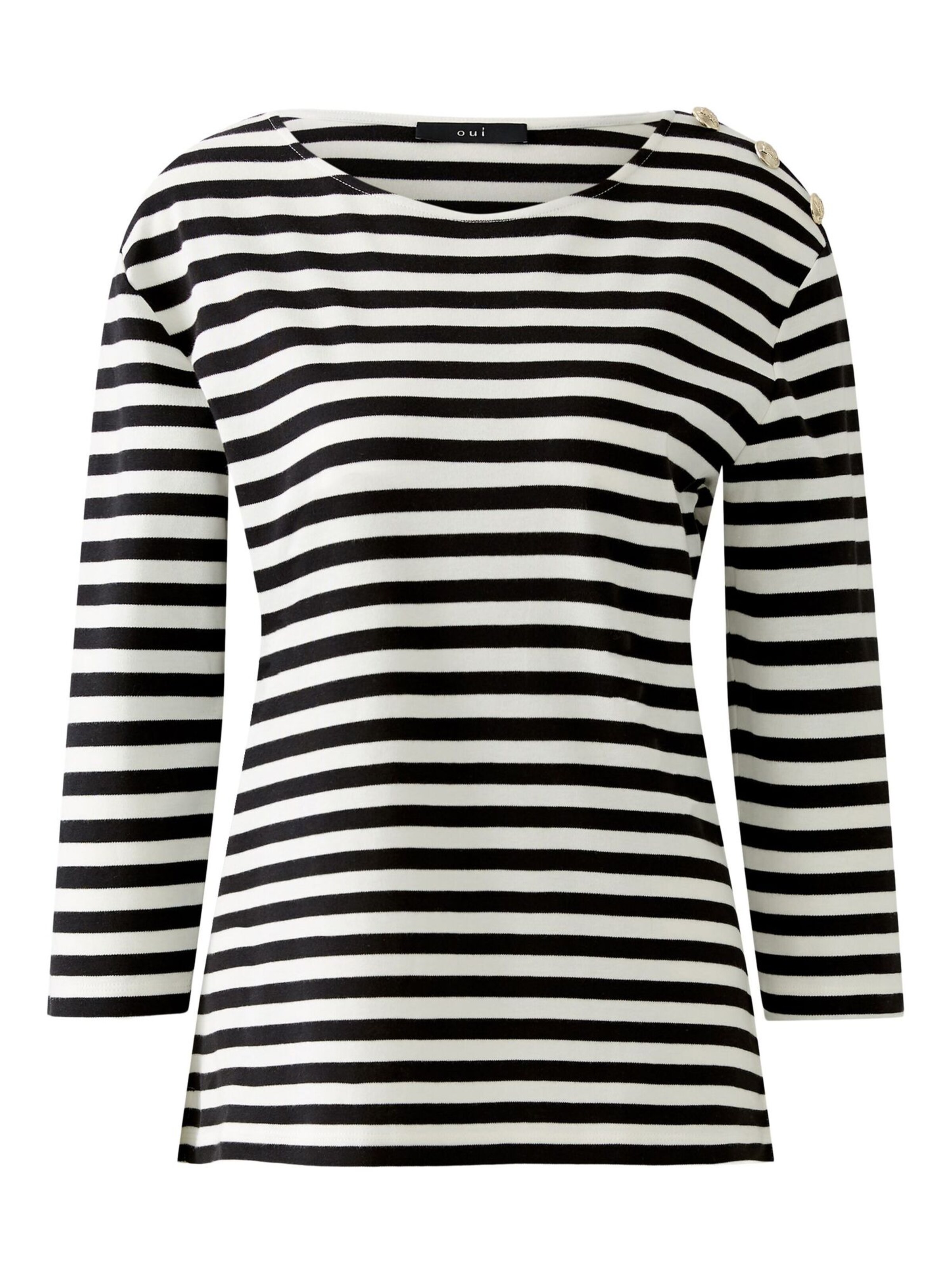 OUI Shirt 'Sunala' in Black: front