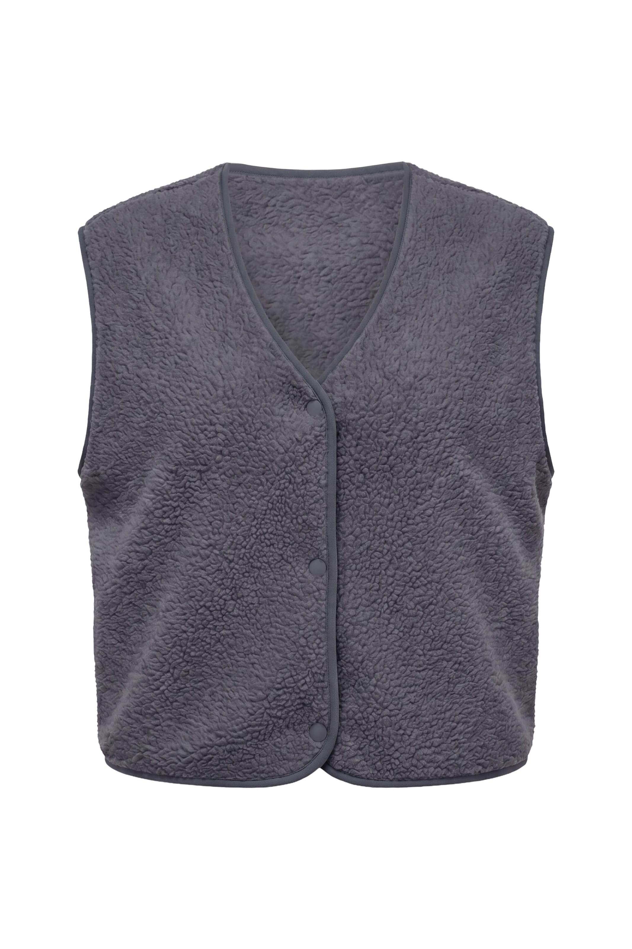 Ulla Popken Vest in Grey: front