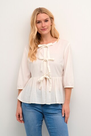 Cream Shirt 'Venta' in White: front