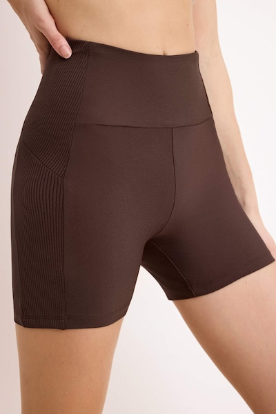 Trendyol Leggings in S in Dark brown, Item view