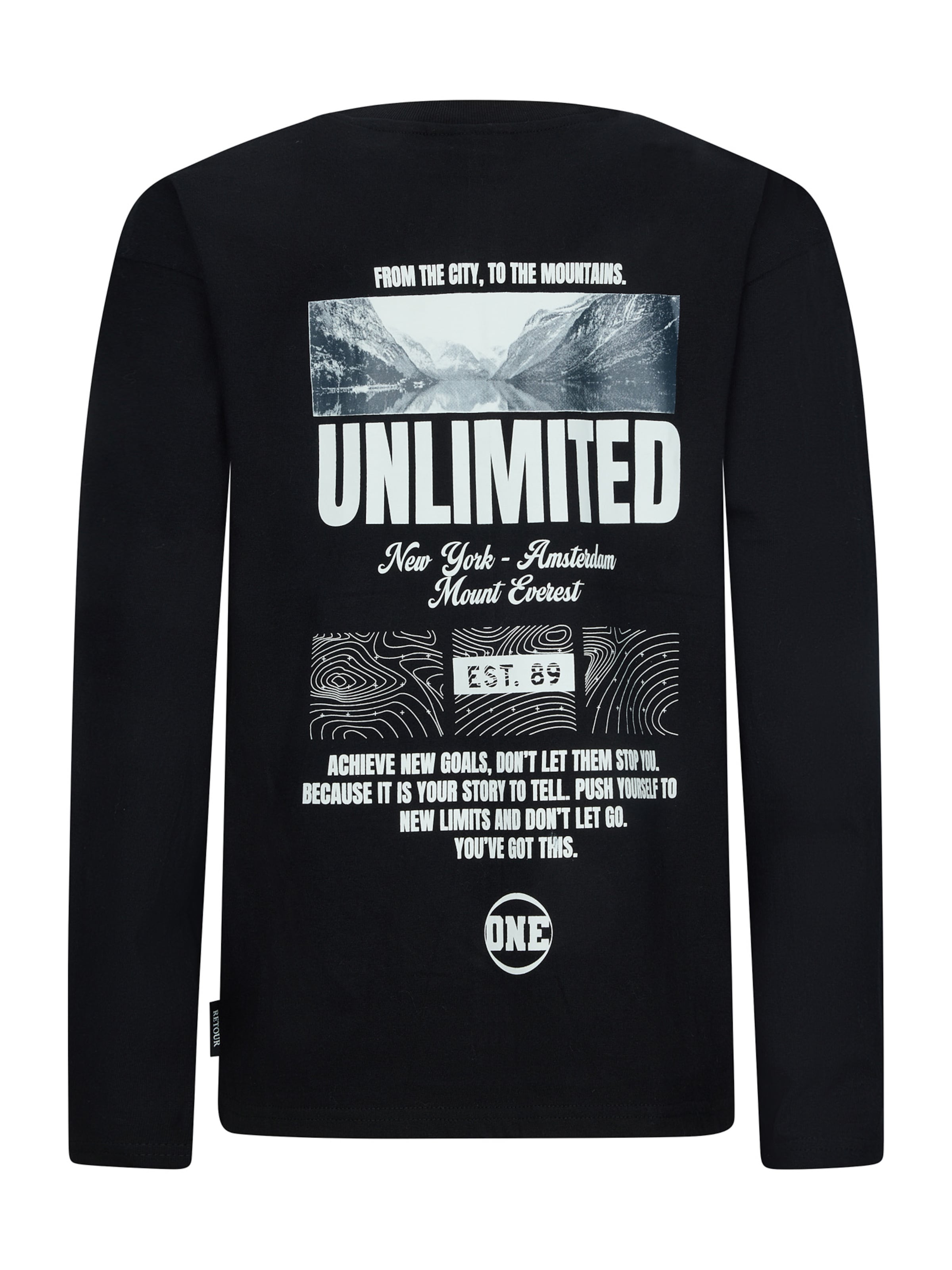 Retour Jeans Футболка 'Goof' в Черный