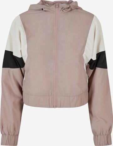 Urban Classics Between-Season Jacket in Pink: front