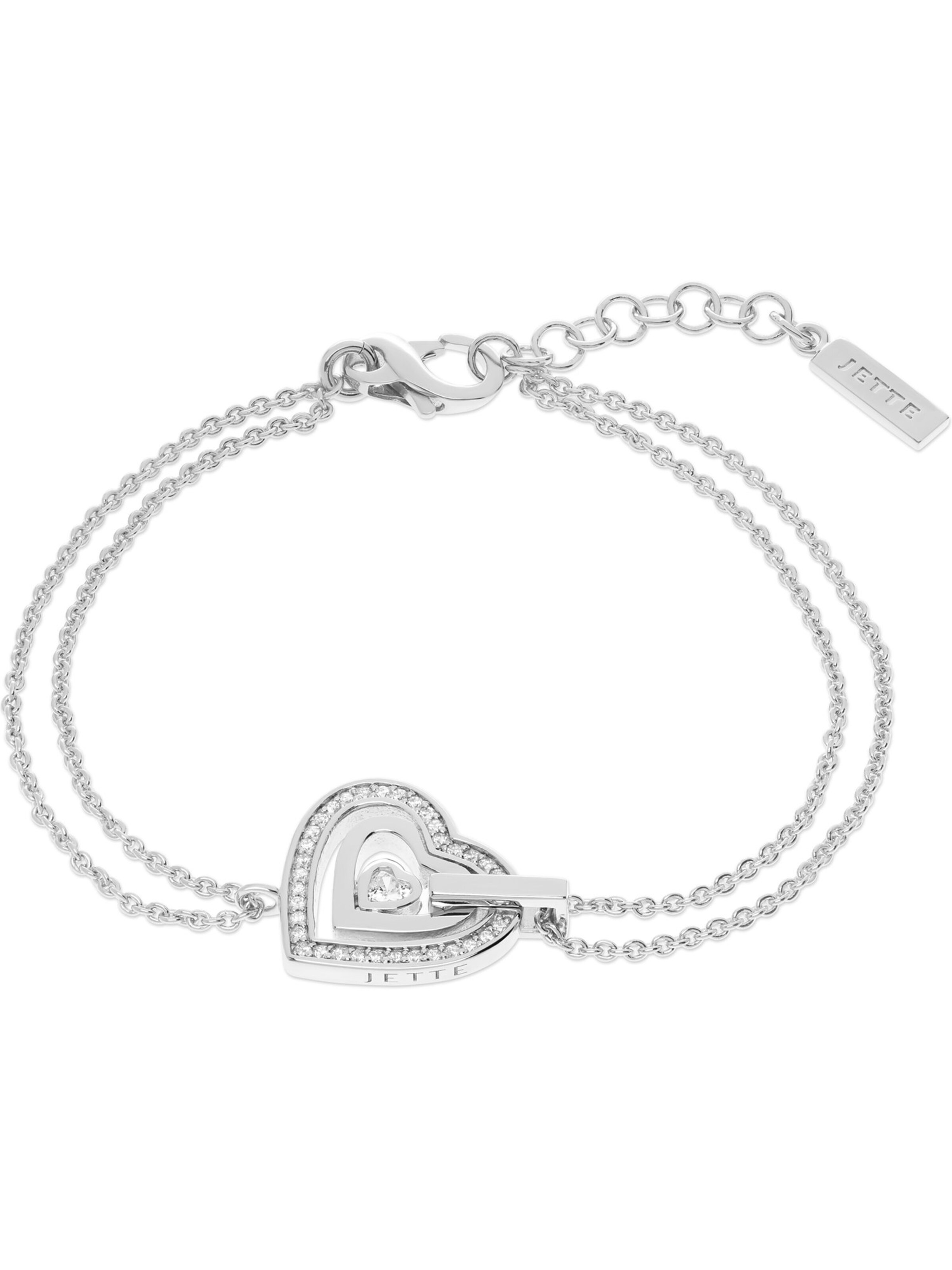 JETTE Armband in Silber: Vorderseite
