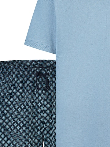 Ammann Pajama short 'Mix & Match' in Blue