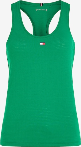 TOMMY HILFIGER Top 'Essetial' in Green: front