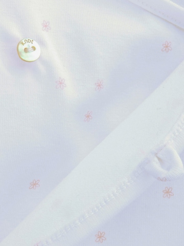 KNOT - Pijama entero/body 'ANEMONE FLOWER' en blanco