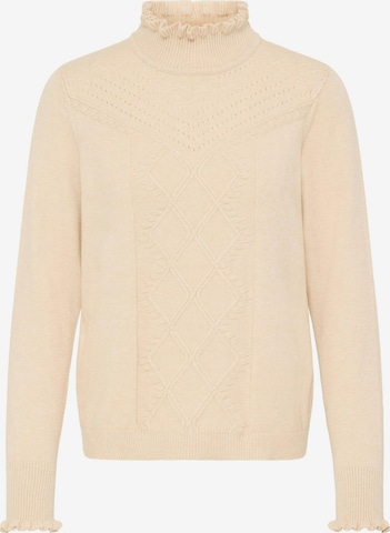 Pullover 'OXBMMNERA ONECK' di Oxmo in beige: frontale