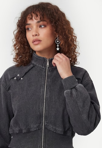 Veste de survêtement myMo ROCKS en gris