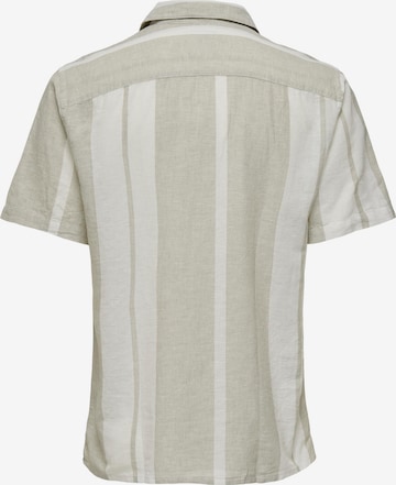 Only & Sons Regular fit Overhemd 'Caiden' in Groen