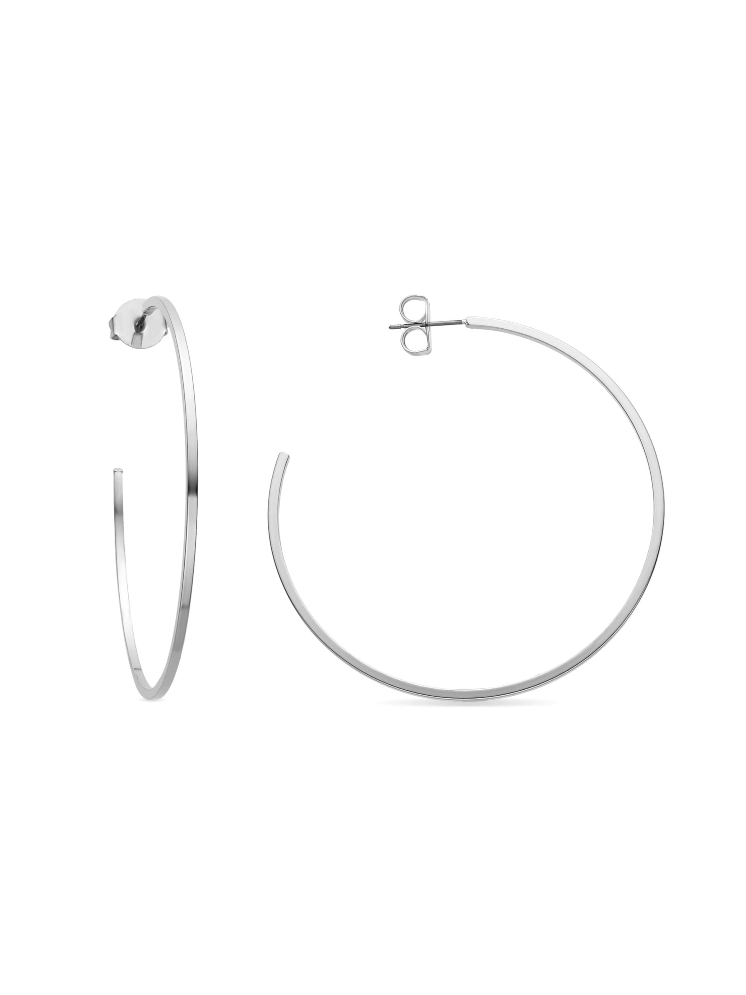 LUXBYLUX Earrings in Silver: front