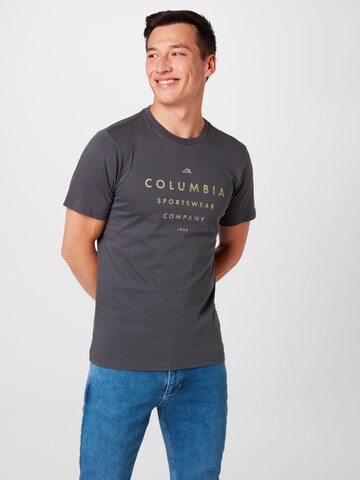 COLUMBIA - Camisa funcionais em cinzento: frente