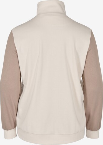 Zizzi Sweatshirt i beige