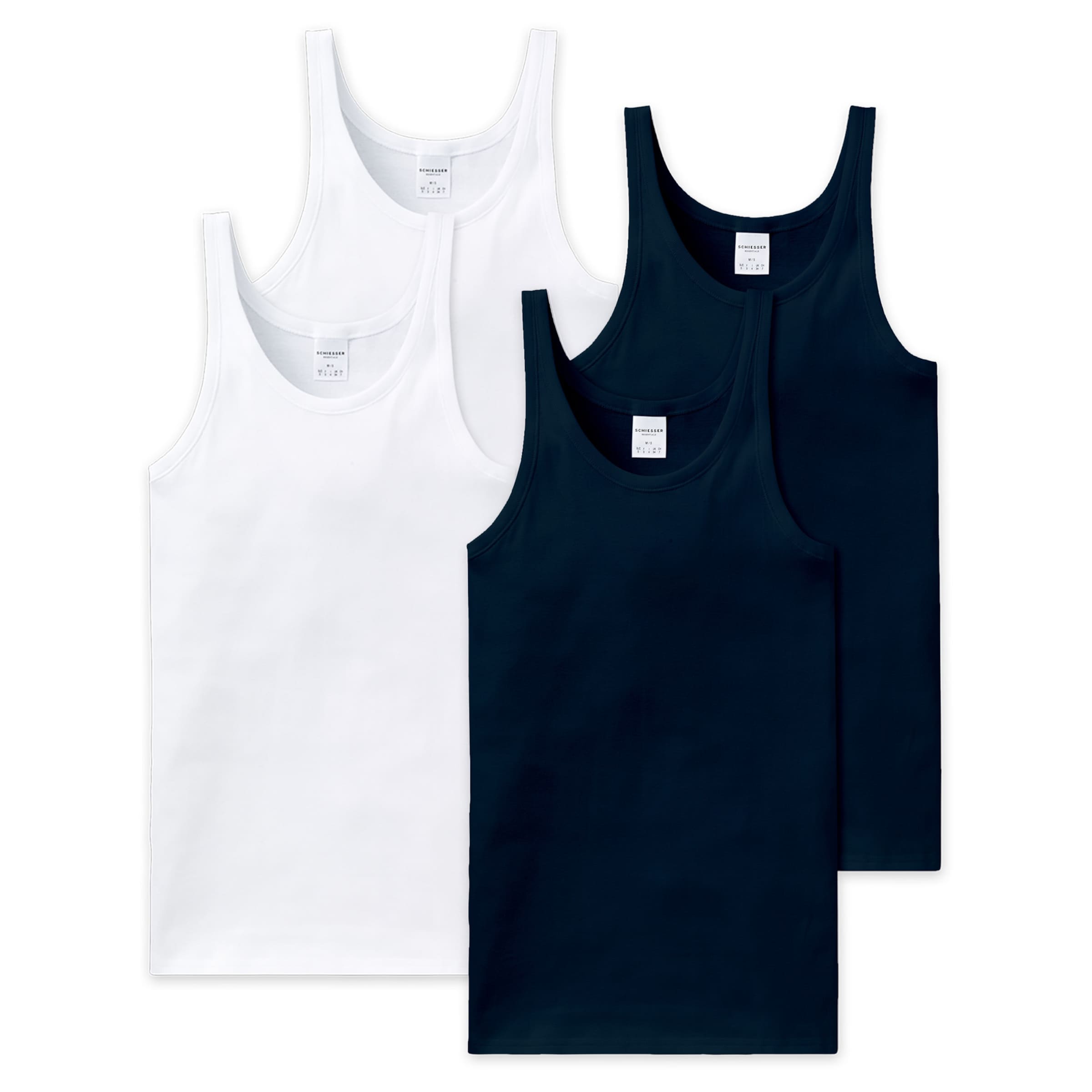 SCHIESSER Undertrøje i sort: forside