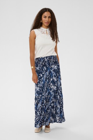 Jupe 'CRTiah' Cream en bleu