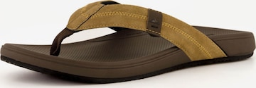 REEF T-Bar Sandals 'Cushion Phantom 2.0' in Brown: front