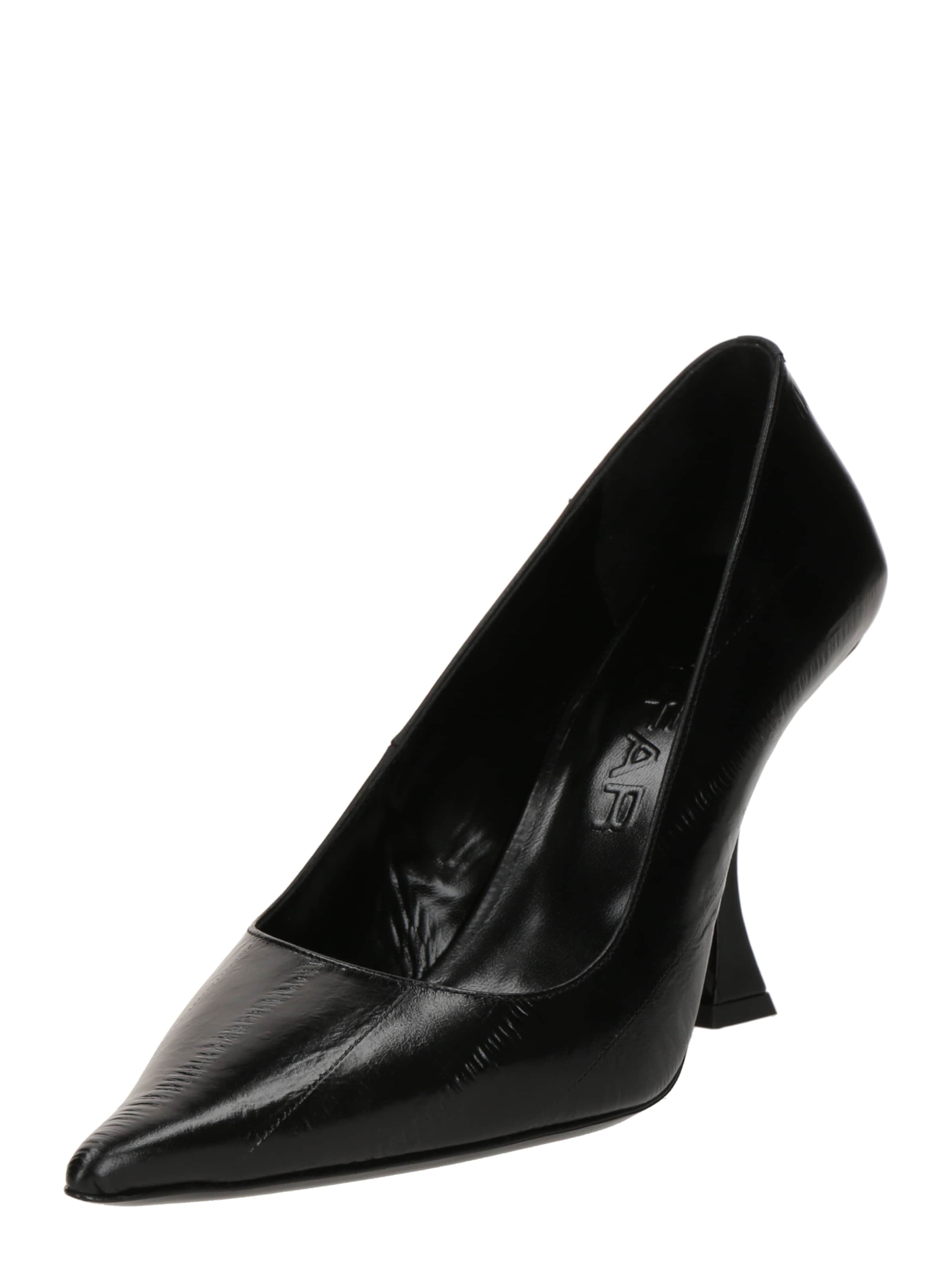 Décolleté di By Far in nero: frontale