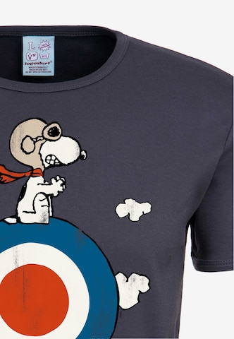 LOGOSHIRT T-Shirt 'Snoopy' in Blau