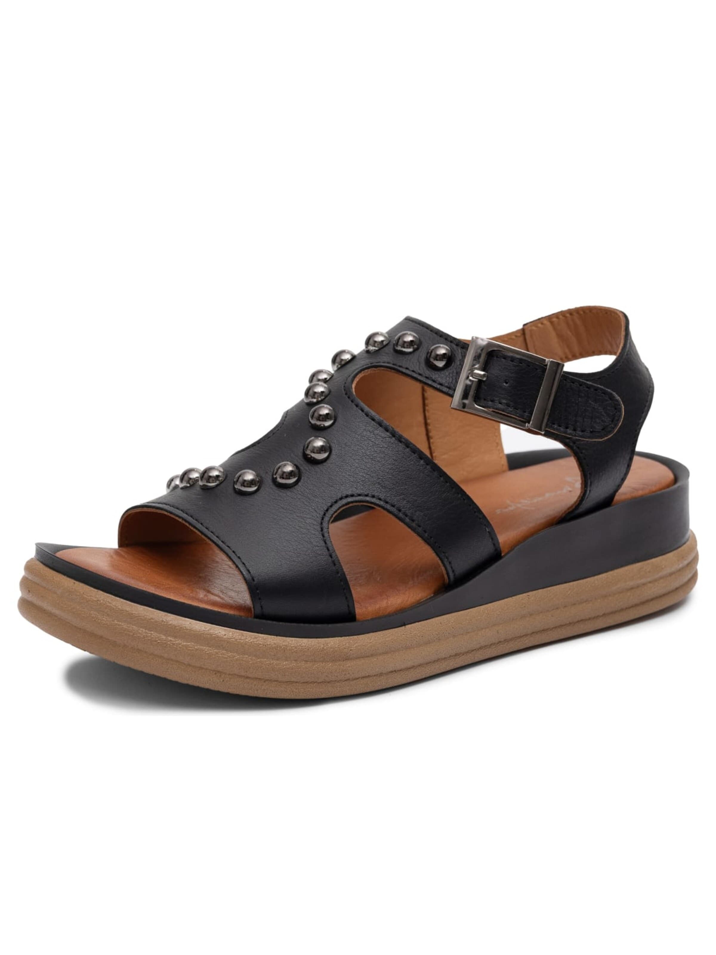 Maciejka Sandal 'L7632-01/00-1' in Black: front