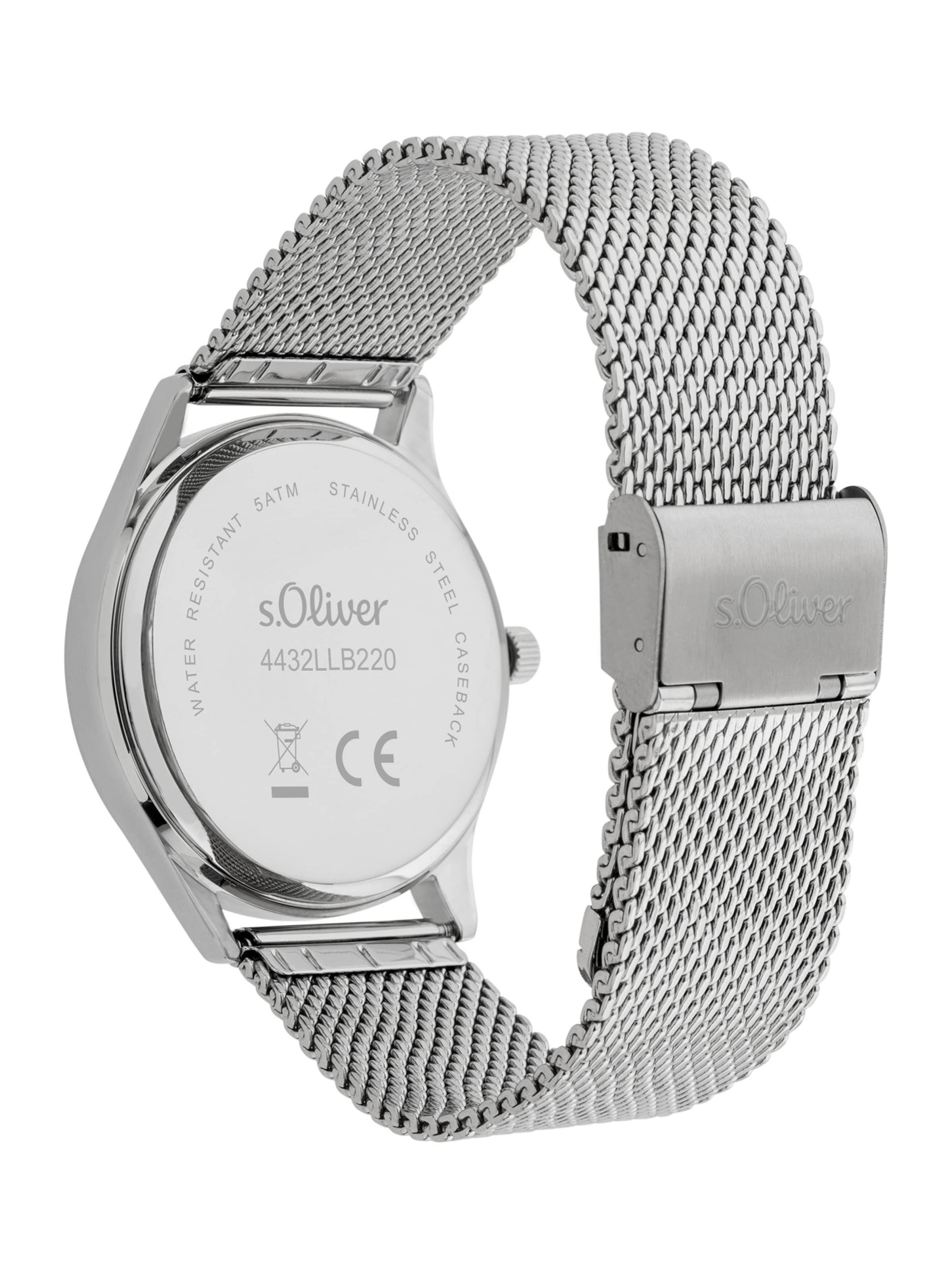 s.Oliver Analog Watch in Silver