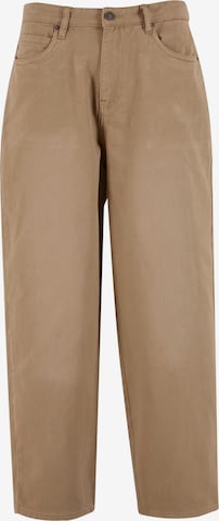 Urban Classics Baggy Jeans in Braun: Vorderseite