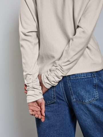 STREET ONE Sweater 'Dolman' in Beige