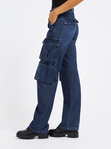 GUESS Loosefit Cargojeans 'Kori' in Blau