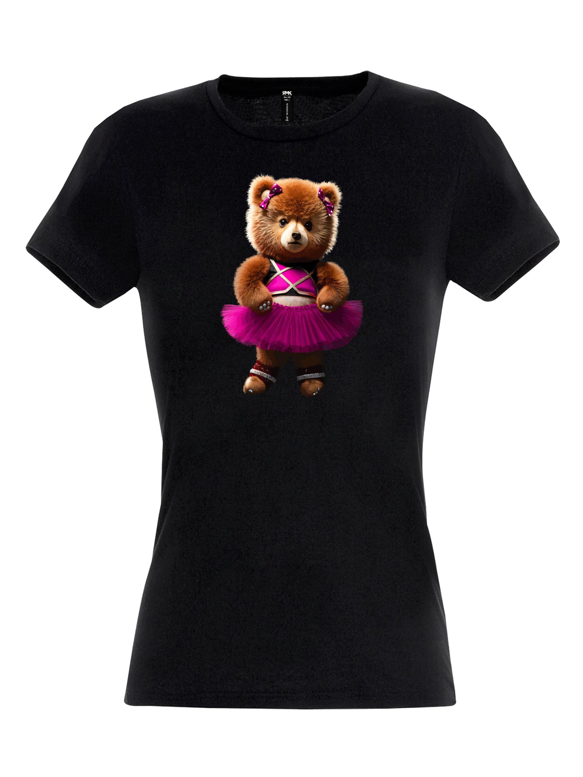 RMK Shirt 'Cat Katze' in Black, Item view