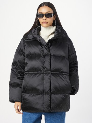 Calvin Klein Winterjas in Zwart: voorkant