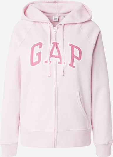 GAP Veste de survêtement 'HERITAGE' en rose / rose ancienne / blanc, Vue avec produit