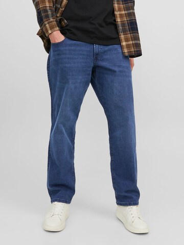 Jack & Jones Plus Regular Jeans 'Mike' in Blue: front