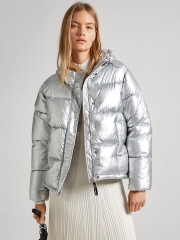 Pepe Jeans Jacke 'MORGAN' in Silber: predná strana