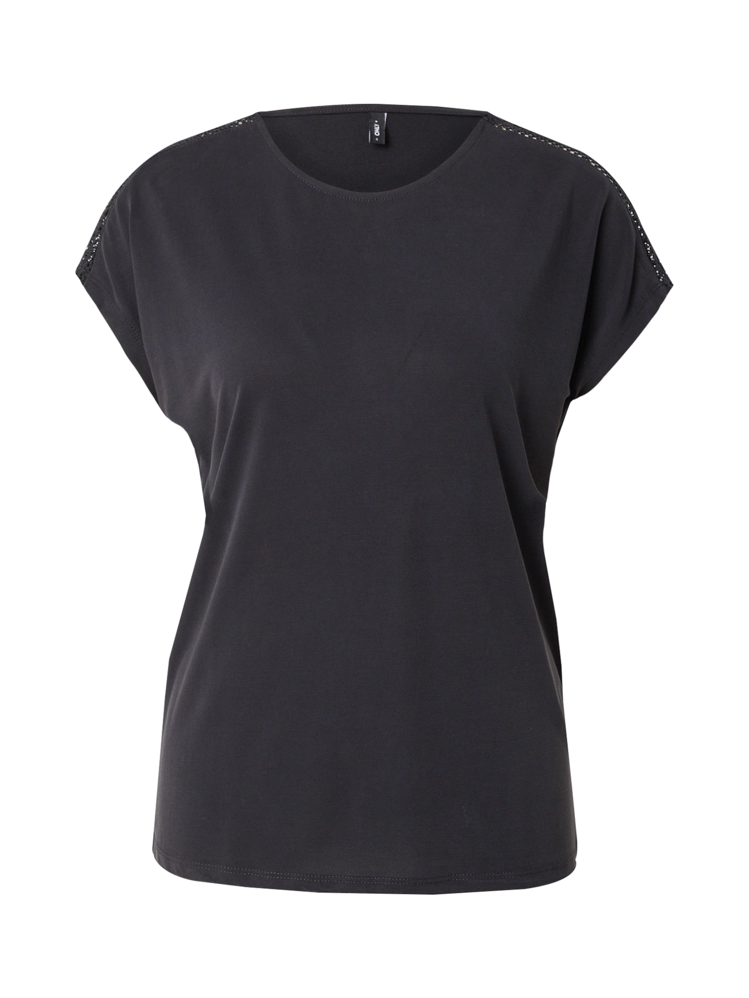 juoda ONLY Marškinėliai 'ONLFREE': priekis