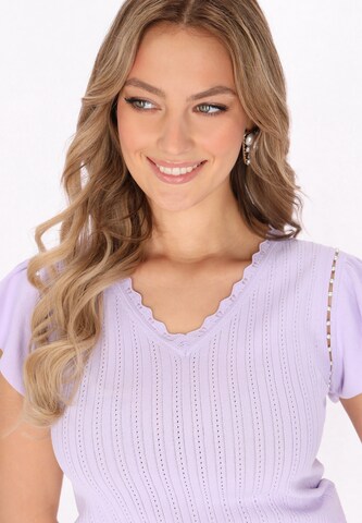 faina Top in Lila