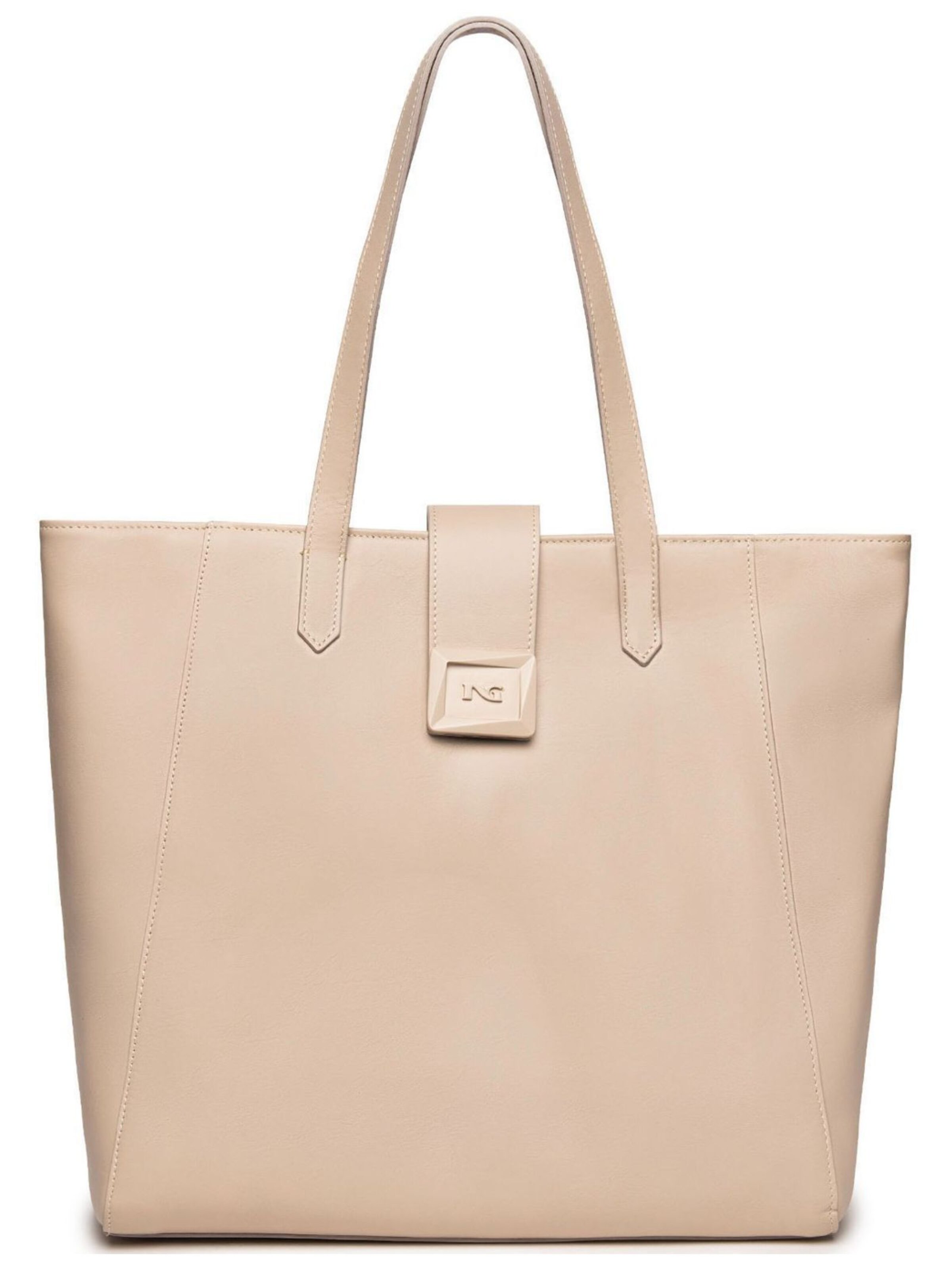 Cabas Nero Giardini en beige : devant