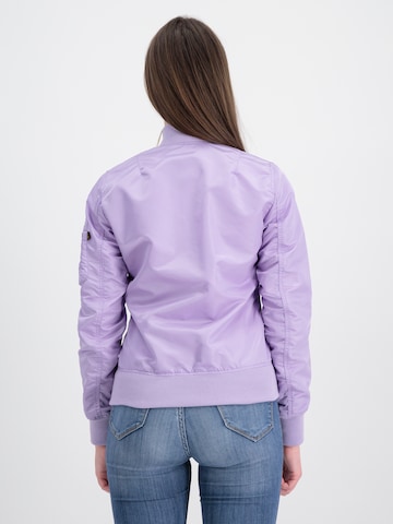 ALPHA INDUSTRIES Prehodna jakna | vijolična barva